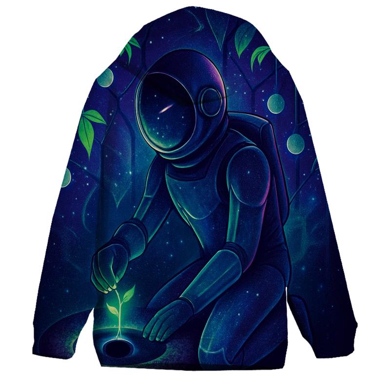 Tidal Garden Of The Black Hole embroidered hoodies