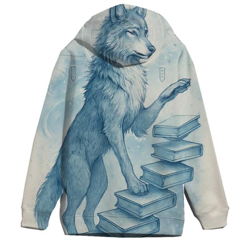Lunar Library Sentinel Wolf hoodie trends