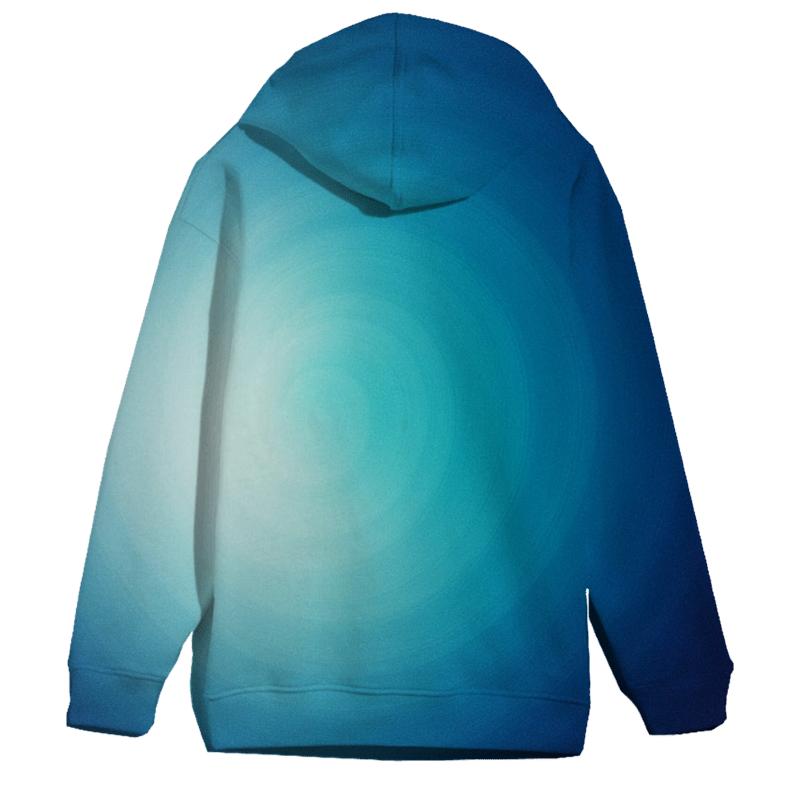 Polar Halo Conic Bloom embroidered hoodies
