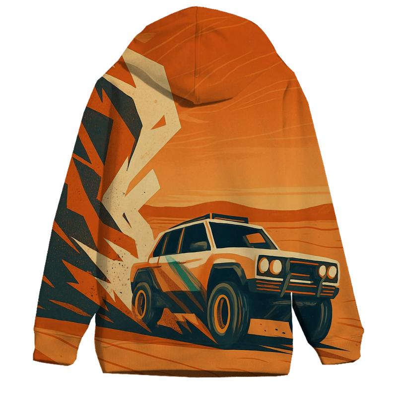 Desert Rally Off Road Dust Geometry hoodies fashion