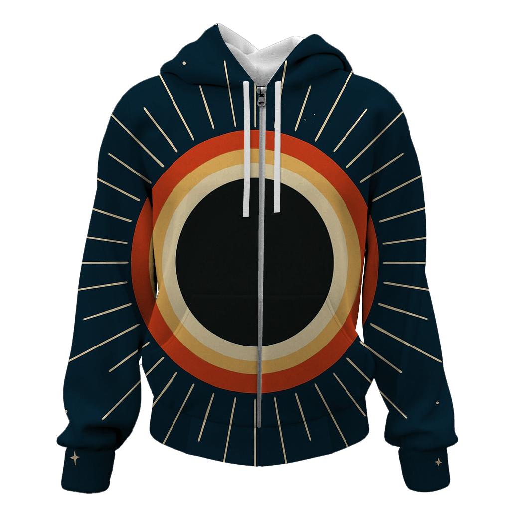 Eclipse Corona Lattice pullover hoodies