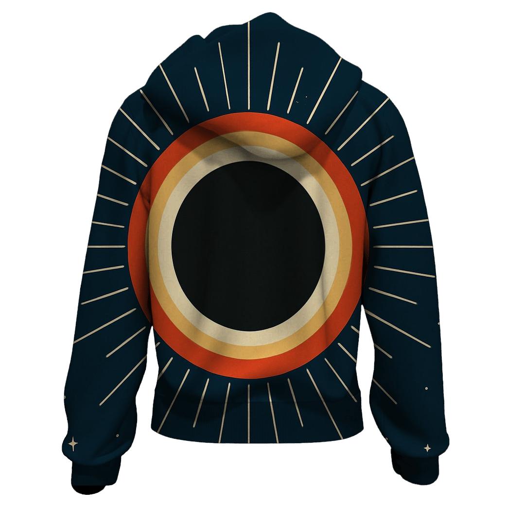 Eclipse Corona Lattice pullover hoodies