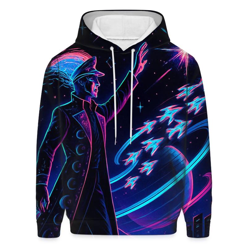 Aurora Circuit Starship Parade printed hoodies