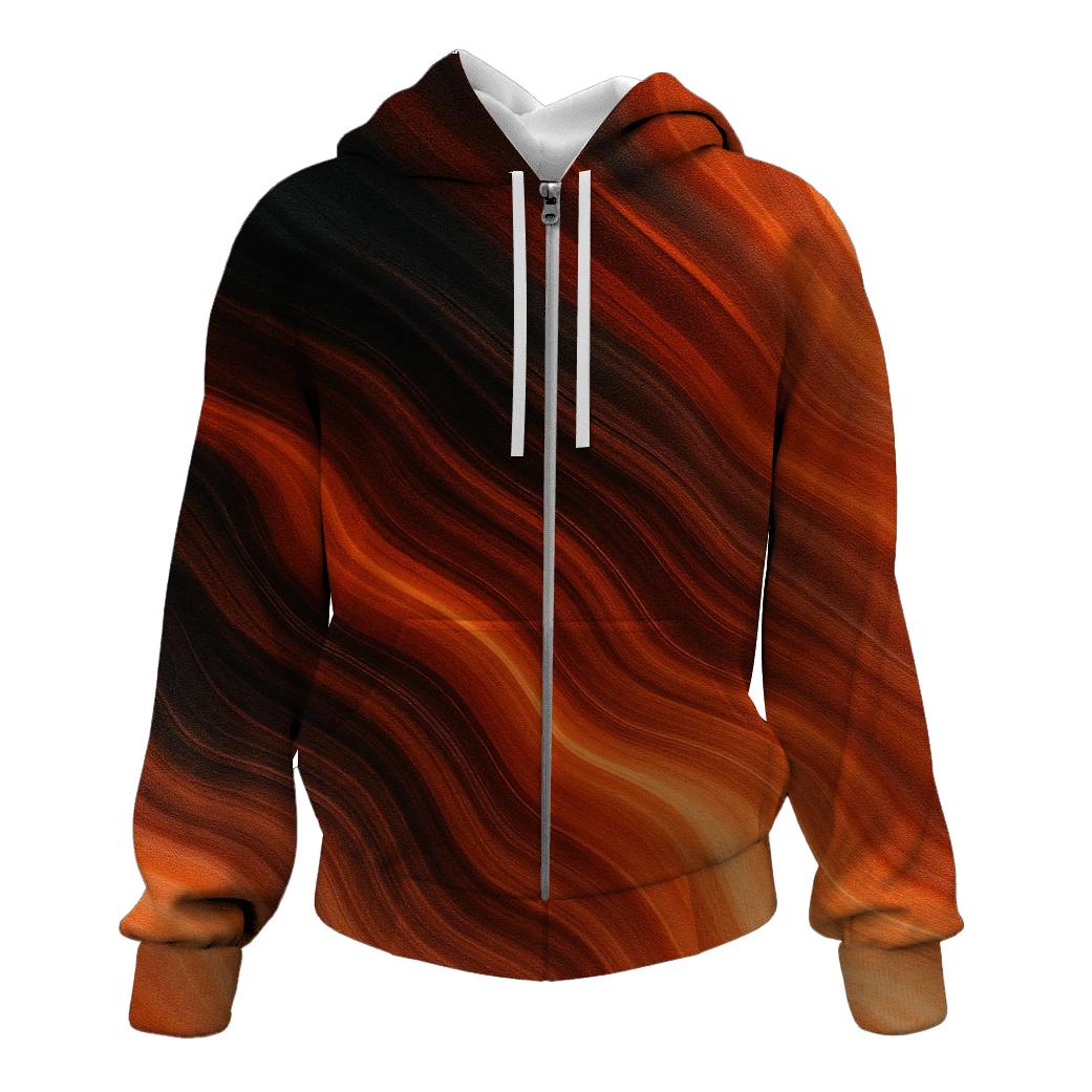 Molten Marble Drift embroidered hoodies