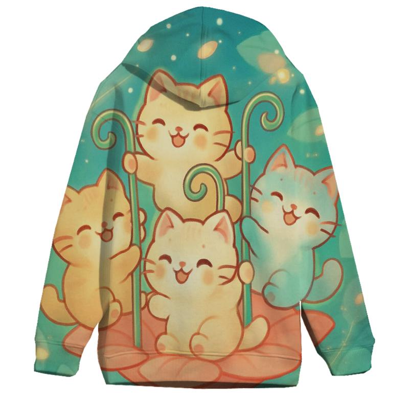 Firefly Garden Carousel Kittens designer hoodies