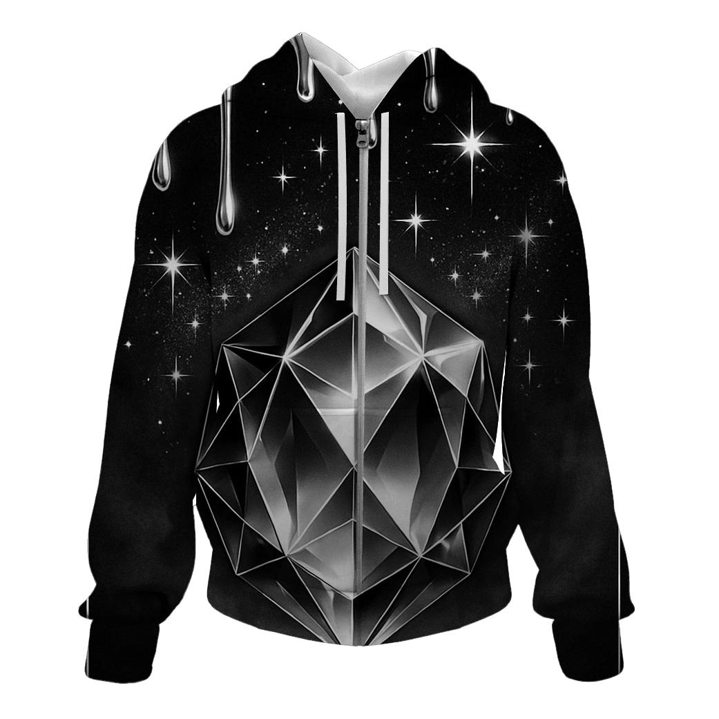 Obsidian Prism Drip Vault pullover hoodies