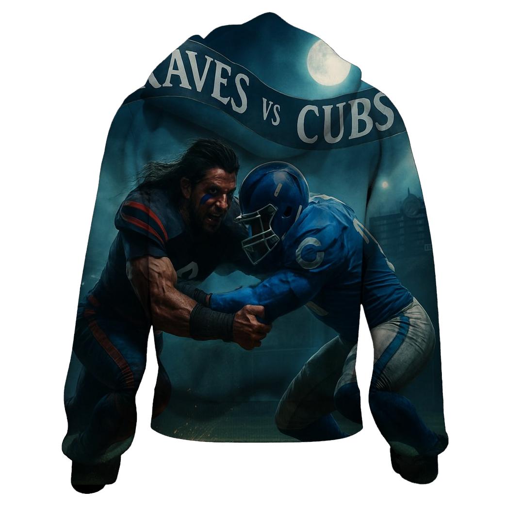 Midnight Gridiron At The Ivy Wall Showdown printed hoodies