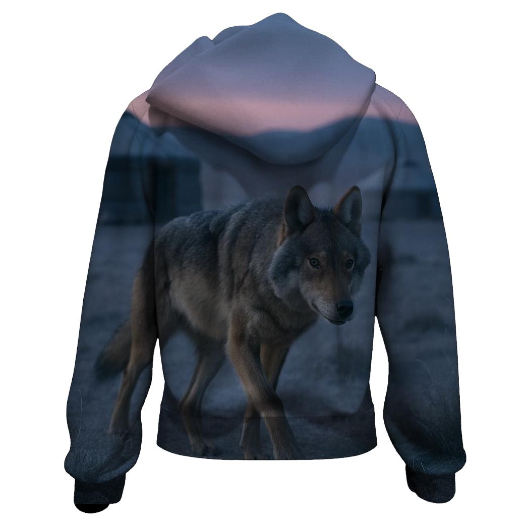 Steppe Wolf Crossing Eagle Festival Grounds At Dawn hoodie styles