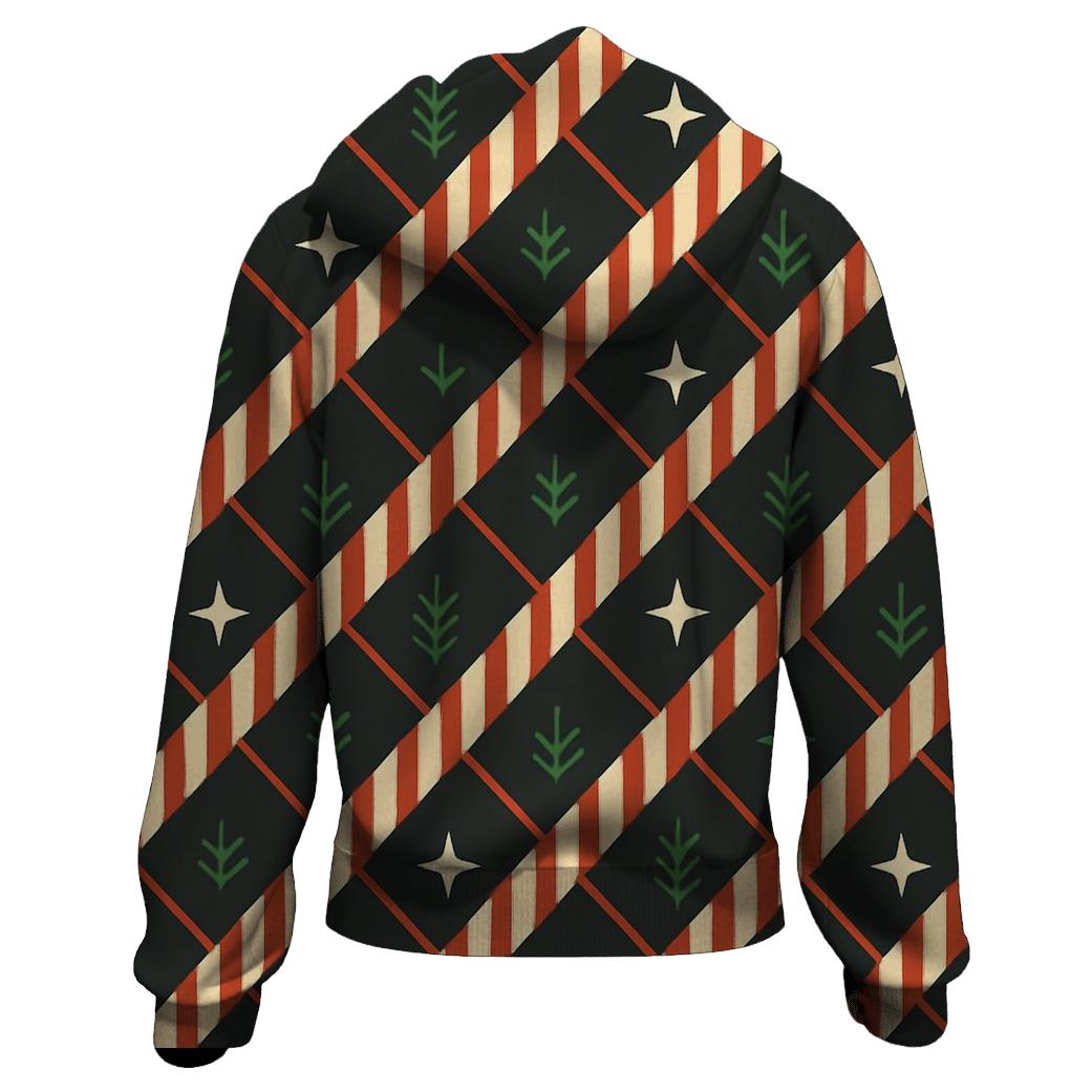 Candy Cane Constellation Lattice hoodie styles