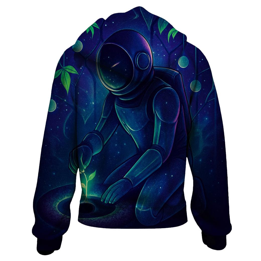 Tidal Garden Of The Black Hole zip-up hoodies