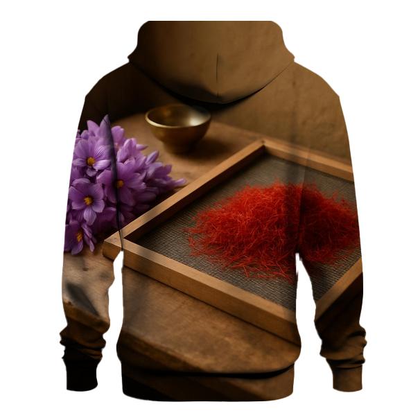 Saffron Crocus Stigmas On A Drying Screen In Kashmir hoodie styles