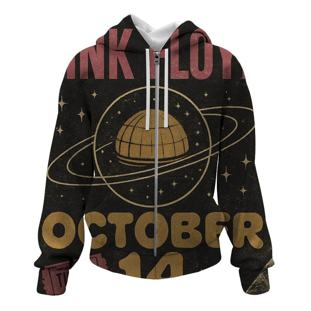 Faded Disco Planetarium Concert Poster hoodie styles
