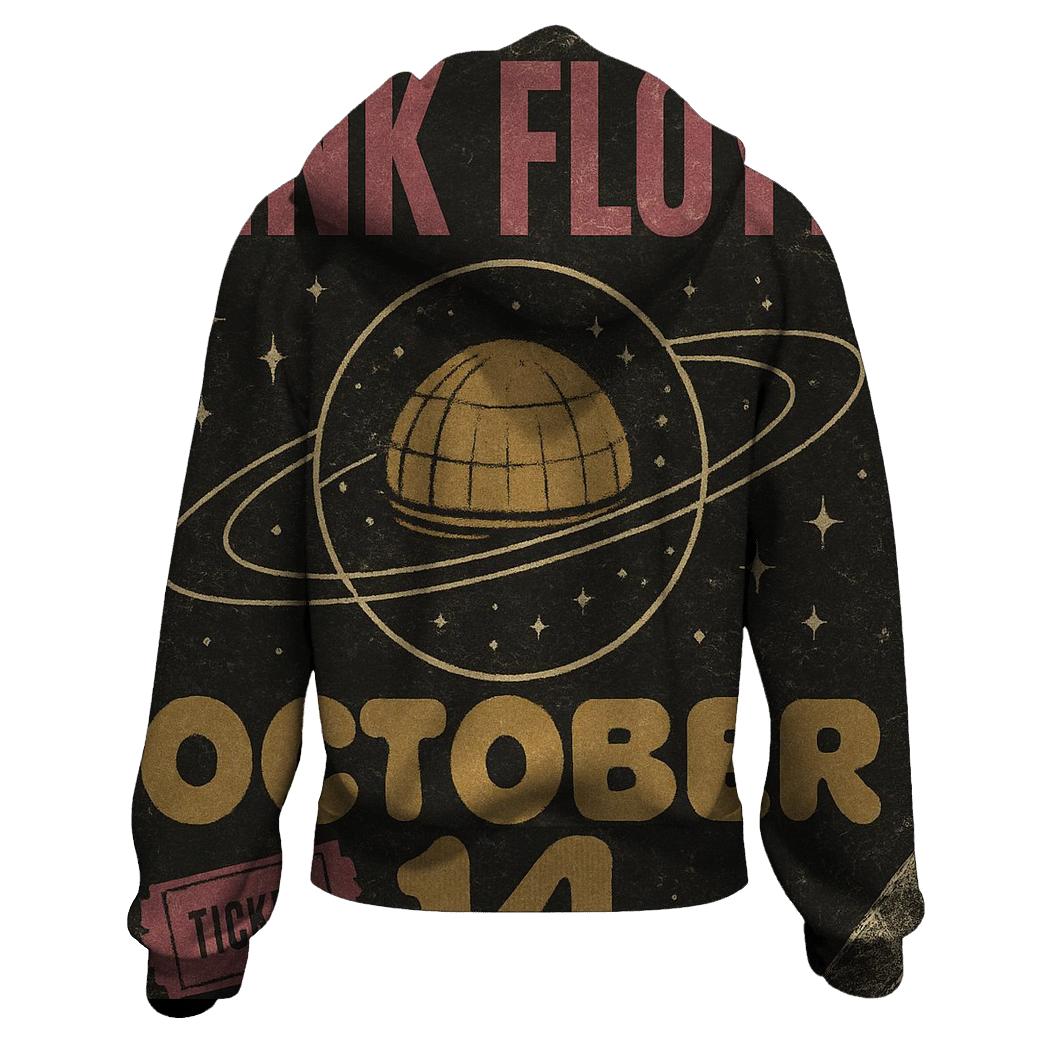 Faded Disco Planetarium Concert Poster hoodie styles