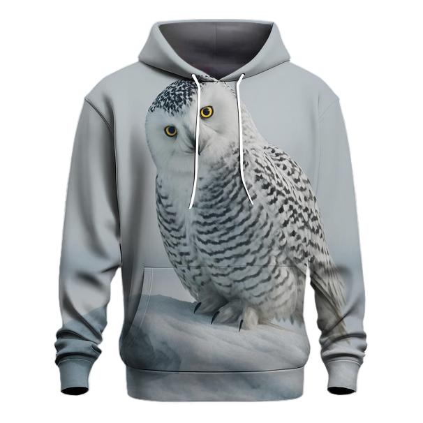 Frostline Listener Snowy Owl heavyweight hoodies
