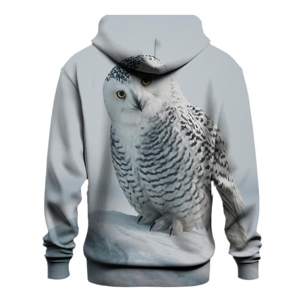 Frostline Listener Snowy Owl heavyweight hoodies
