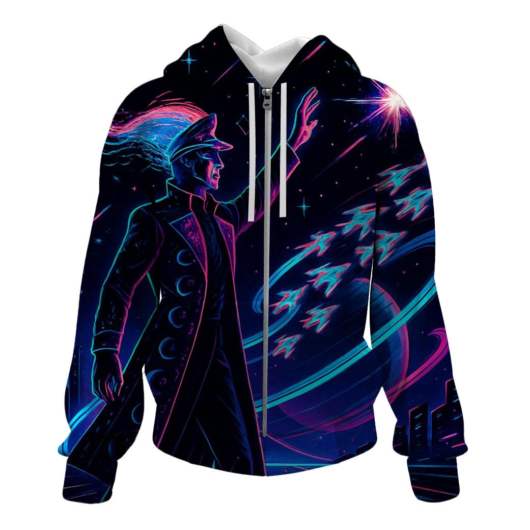 Aurora Circuit Starship Parade pullover hoodies