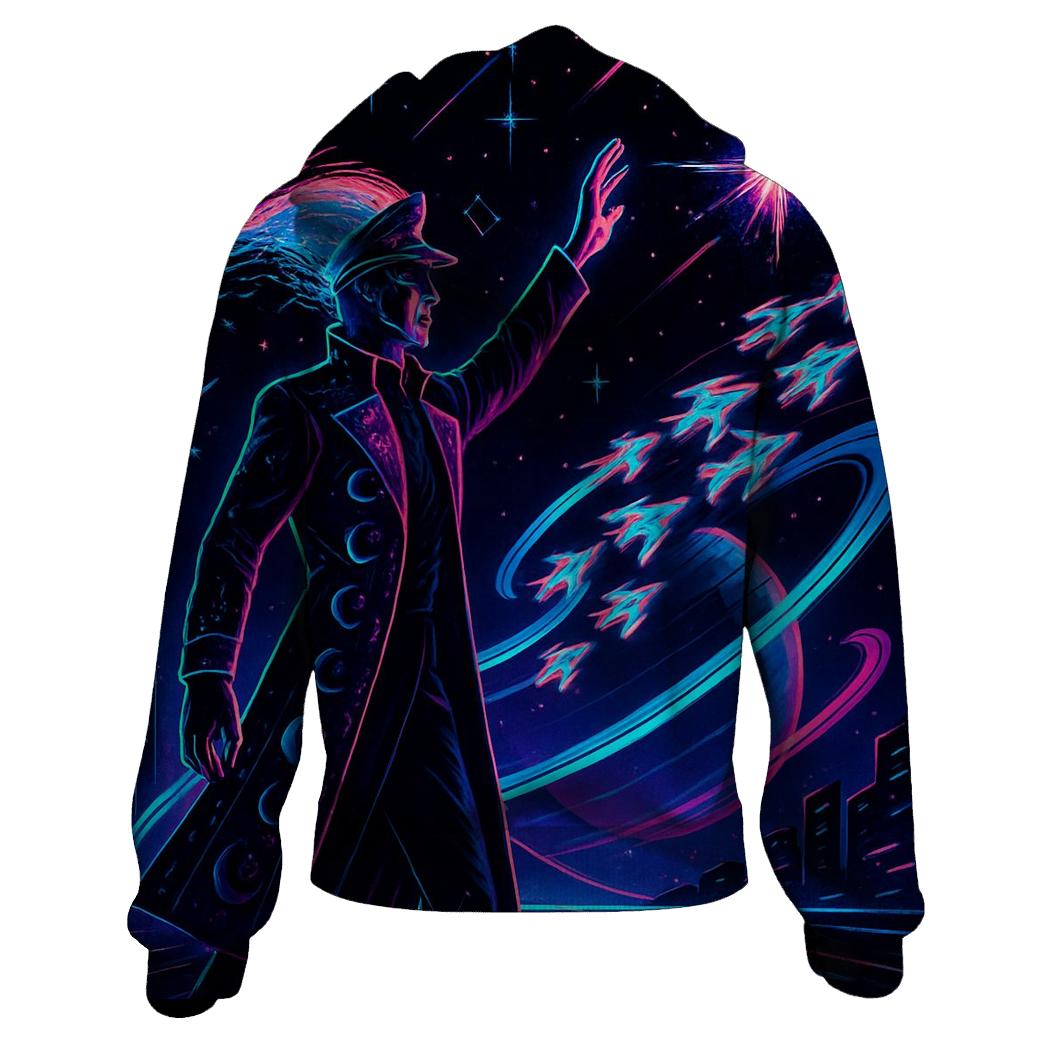 Aurora Circuit Starship Parade pullover hoodies