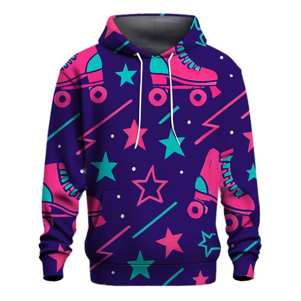 Roller Rink Laser Confetti pullover hoodies