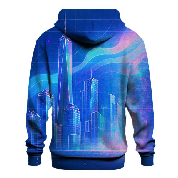 Prismatic City Blueprint Mirage heavyweight hoodies