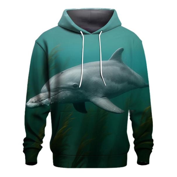 Kelp Corridor Pursuit Bottlenose Dolphin lightweight hoodies