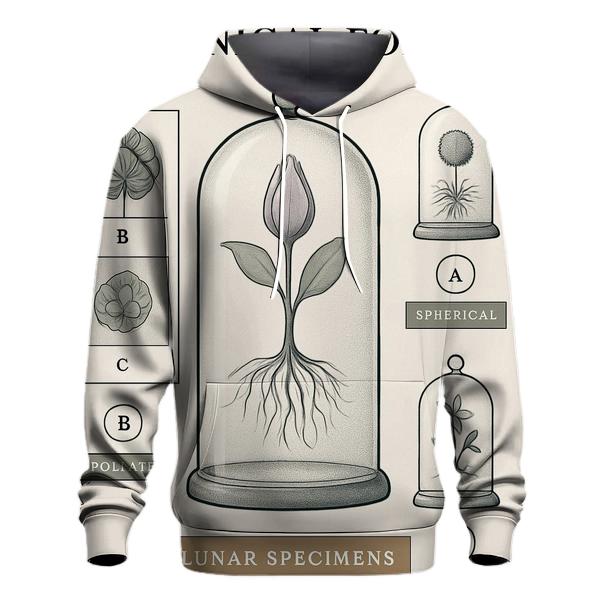 Lunar Botanica Specimen Poster pullover hoodies