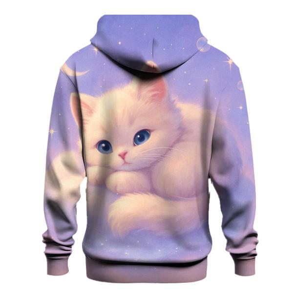Moonlit Marshmallow Cloud Kitten hoodie styles