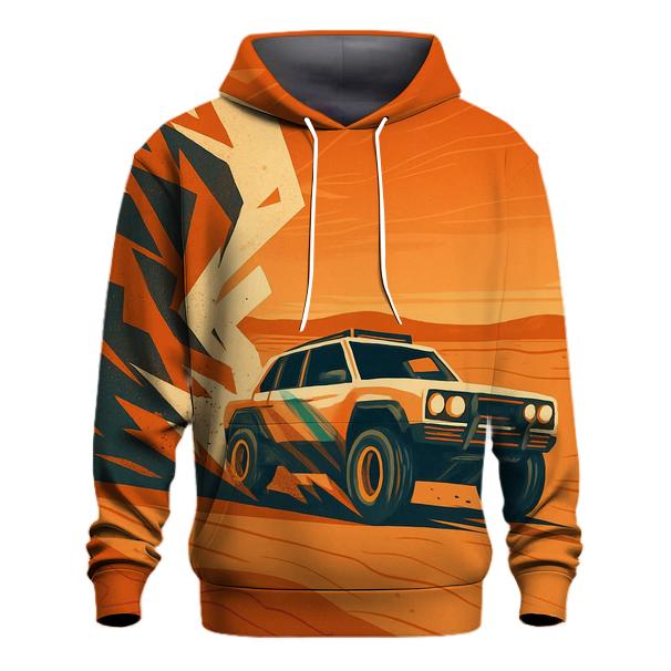 Desert Rally Off Road Dust Geometry hoodie styles