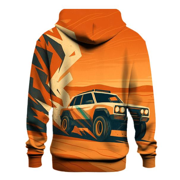 Desert Rally Off Road Dust Geometry hoodie styles