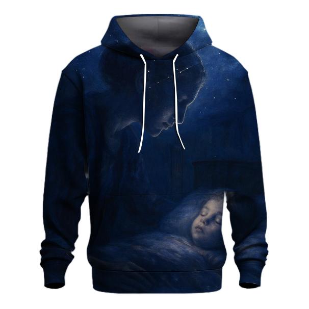 Constellation Lullaby: The Night She Kept The Dark Gentle custom hoodies