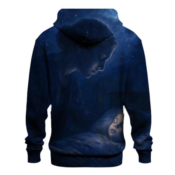 Constellation Lullaby: The Night She Kept The Dark Gentle custom hoodies