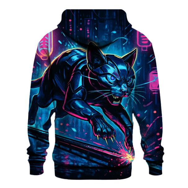 Neon Railrunner Alley Cat hoodie designs