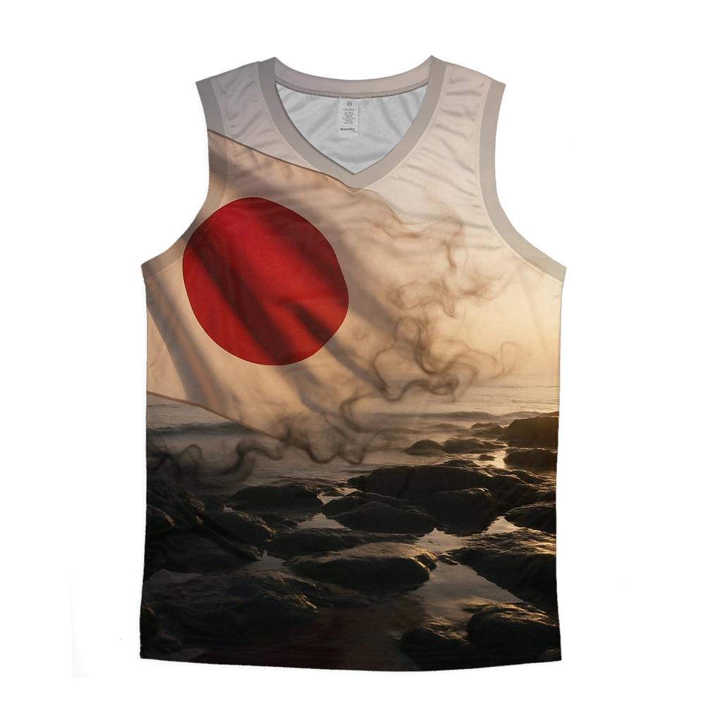 Aurora Fabric Japan cotton sleeveless tops