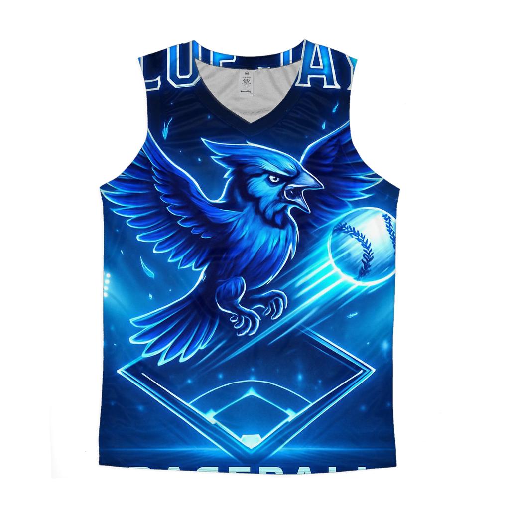 Blue Jays Aurora Diamond Burst graphic print tank tops