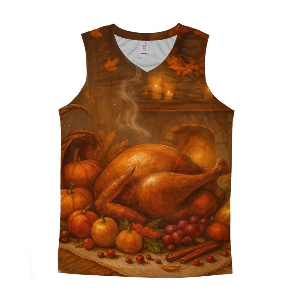 Candlelit Cornucopia Hearth casual summer tank tops