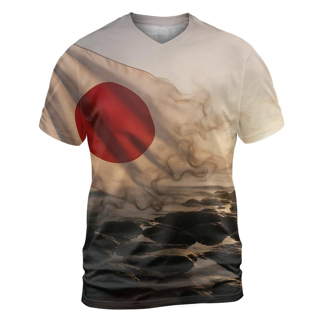 Aurora Fabric Japan unique graphic print tees