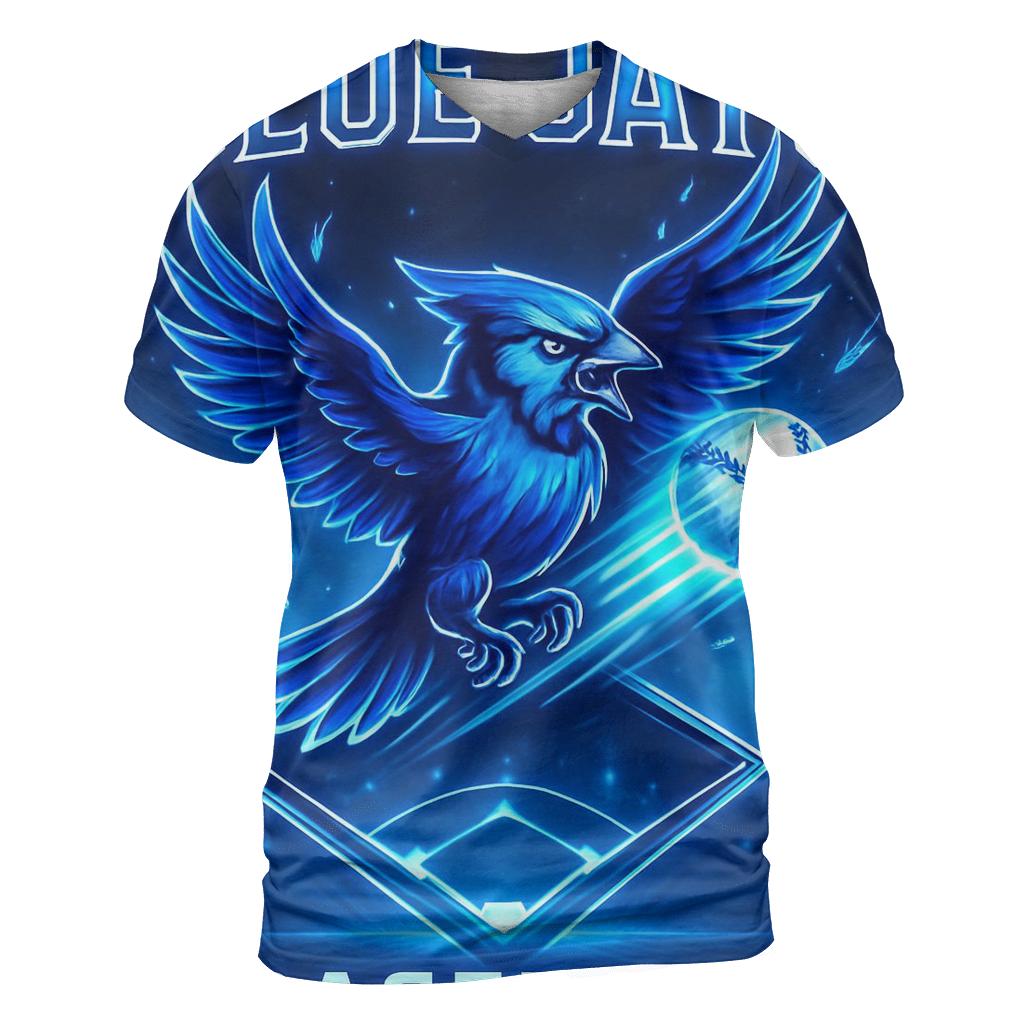 Blue Jays Aurora Diamond Burst custom all-over print shirts