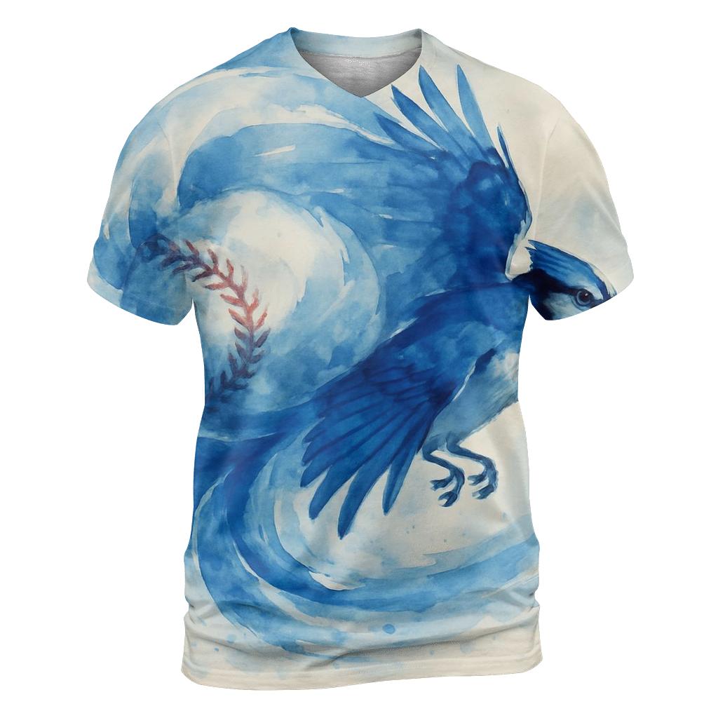 Fastball Spiral With Blue Jays Flight personalized full print shirts