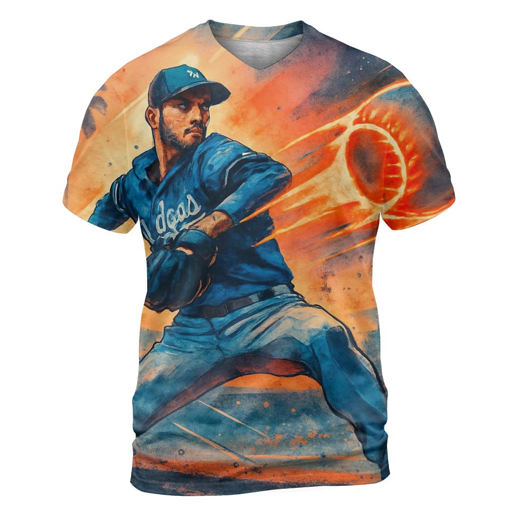 Sunset Seamline Comet Pitch custom all-over print shirts