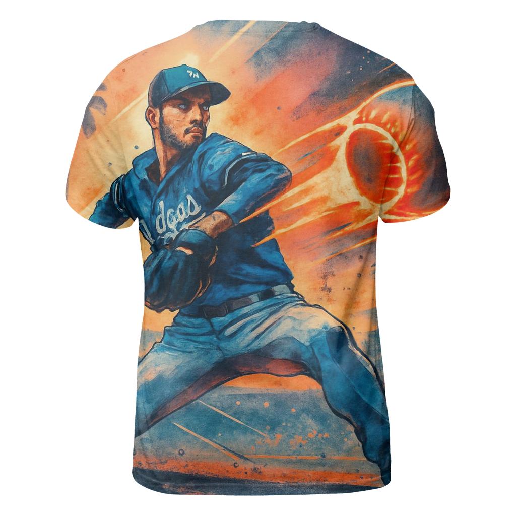Sunset Seamline Comet Pitch custom all-over print shirts