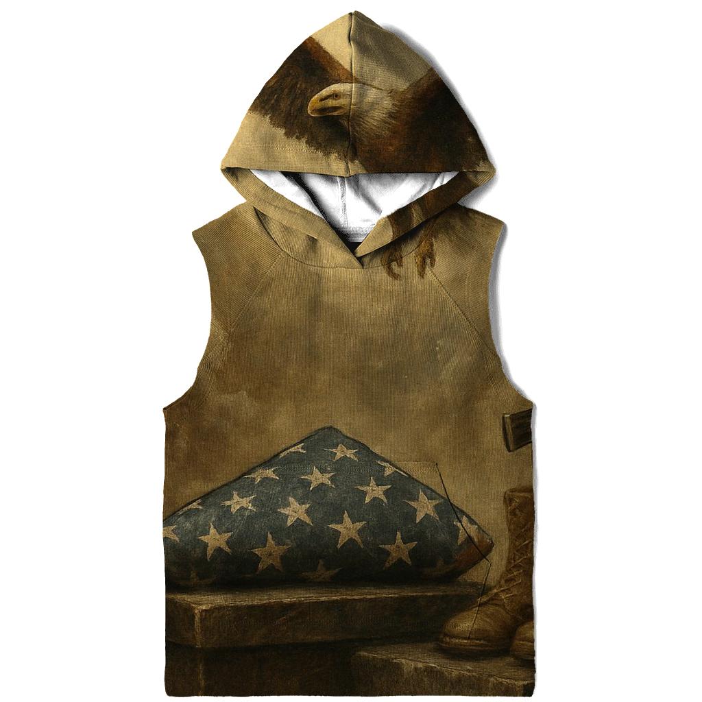Memorial Fold And Rising Eagle Halo designer hoodies