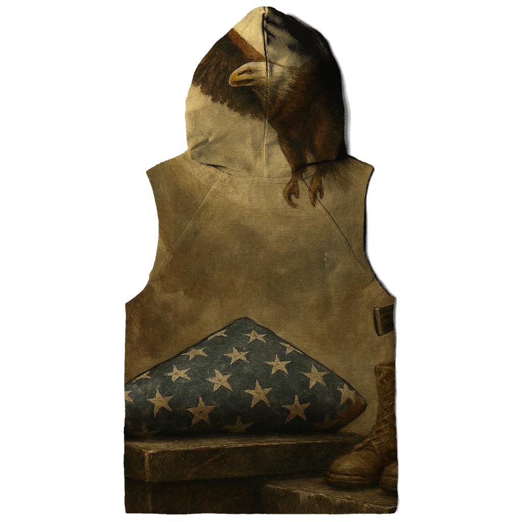 Memorial Fold And Rising Eagle Halo designer hoodies