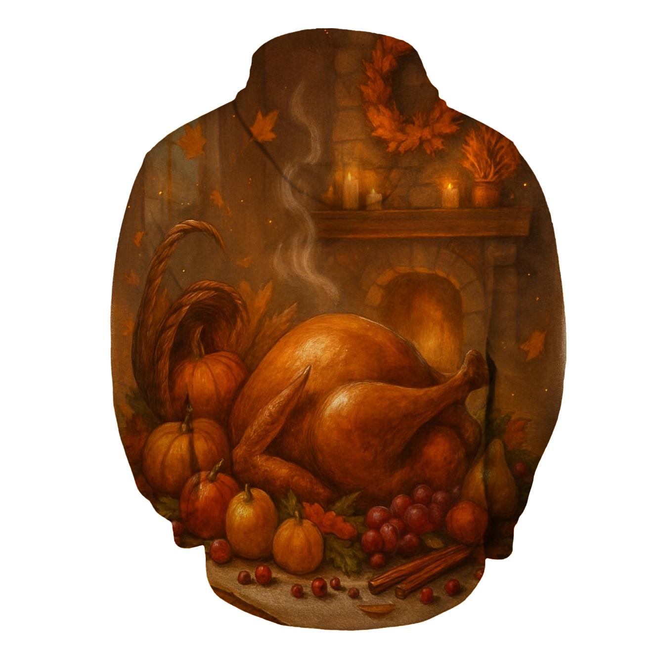 Candlelit Cornucopia Hearth hoodie designs