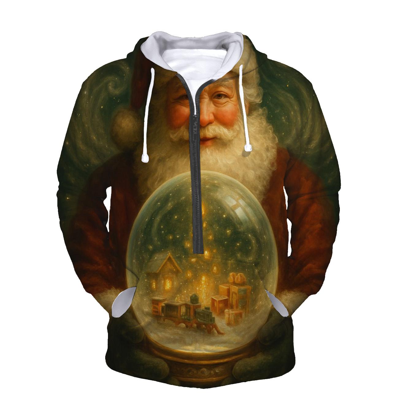 Workshop Snow Globe Master Santa hoodie styles