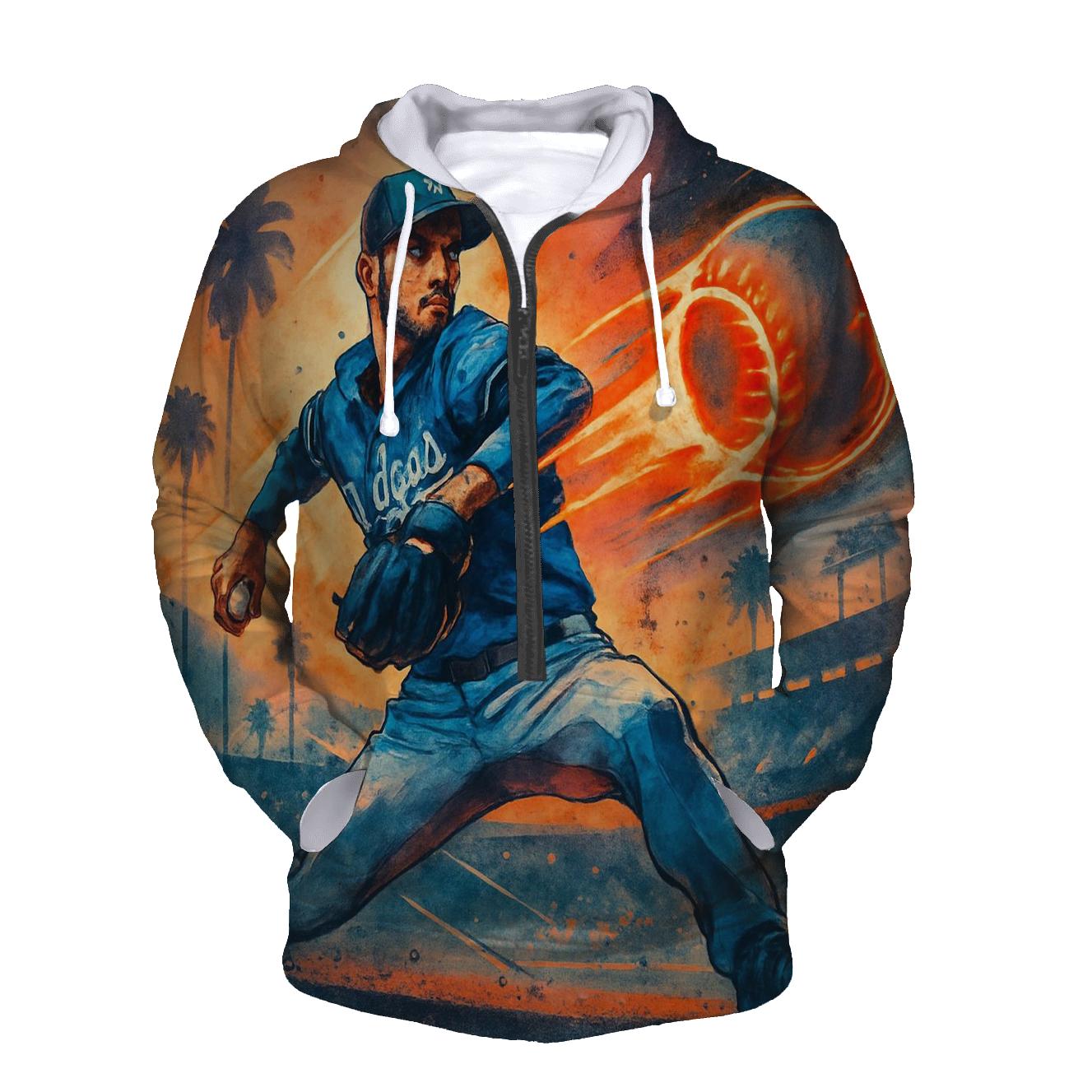 Sunset Seamline Comet Pitch graphic hoodies