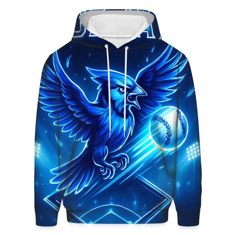 Blue Jays Aurora Diamond Burst graphic hoodies