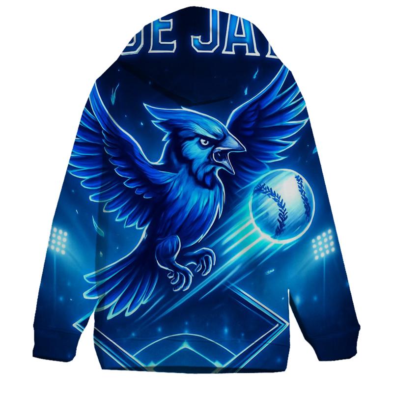 Blue Jays Aurora Diamond Burst graphic hoodies