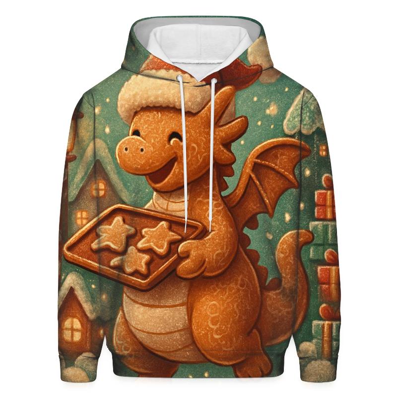 Gingerbread Dragon Bakery Blizzard premium hoodies