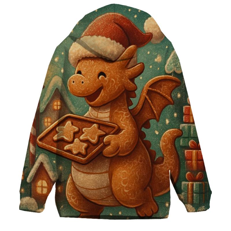 Gingerbread Dragon Bakery Blizzard premium hoodies