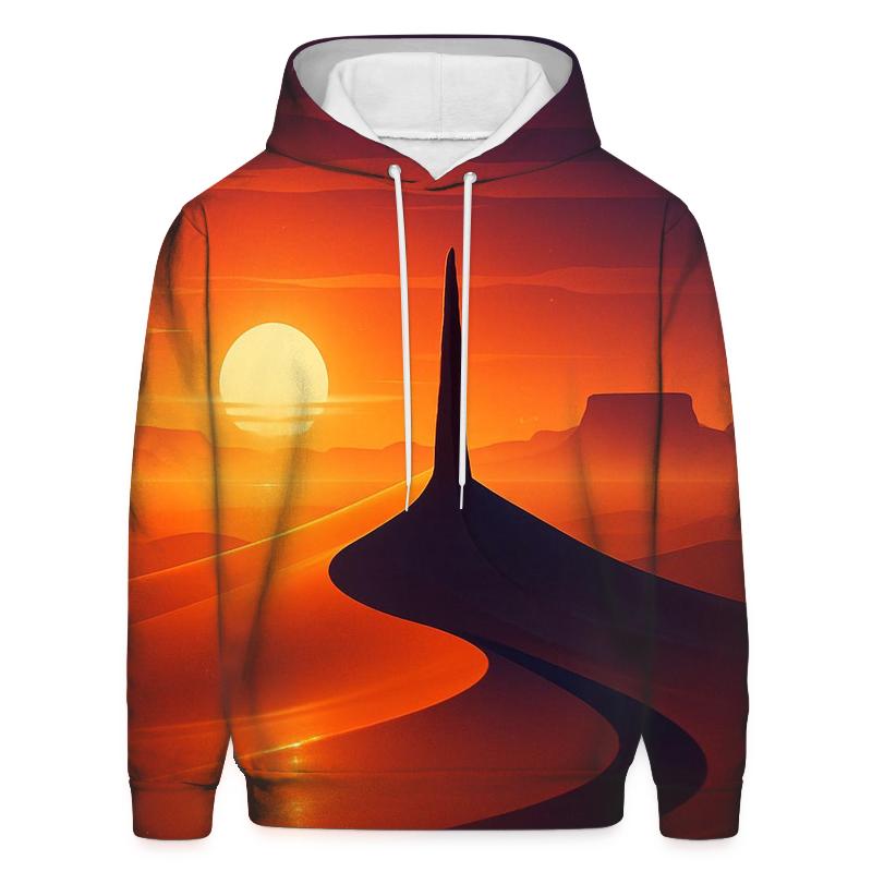 Desert Mirage Sundial custom hoodies