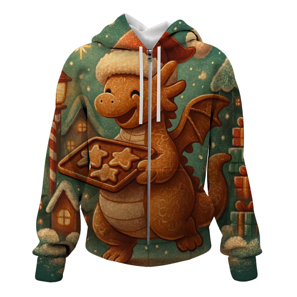 Gingerbread Dragon Bakery Blizzard hoodie designs